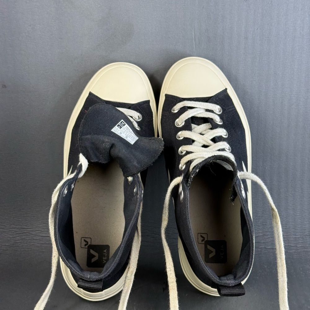 Veja Wata II Canvas sneakers Black Pierre sneaker shoes women’s size 7 - Picture 6 of 8